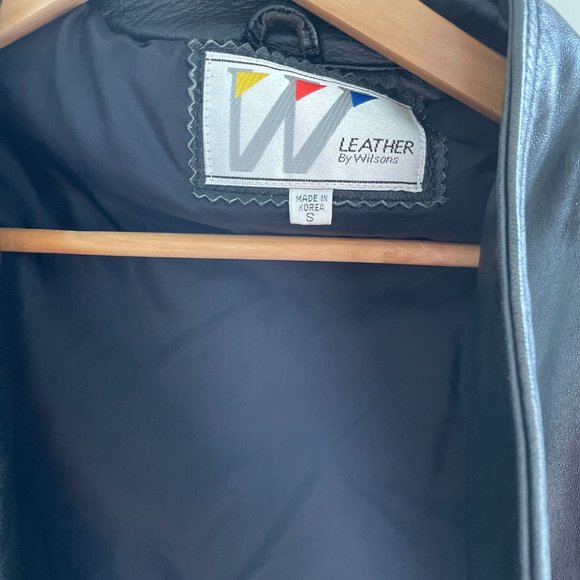 Leather by Wilsons Gorgeous Women's Leather Jacket in Black (Size S) - Picture 2 of 5